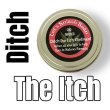 Load image into Gallery viewer, CBD Infused Ditch the Itch Ointment for soothing itchy skin relief