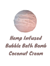 Load image into Gallery viewer, Bubble Bath Bomb CBD Infused