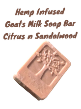 Load image into Gallery viewer, Goats Milk Soap Bar CBD Infused