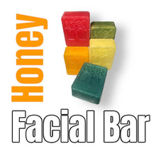 Load image into Gallery viewer, Honey Facial Soap Bar for oily skin with natural honey and clay, organic, paraben-free, eco-friendly, and gentle cleansing.