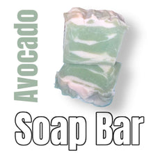 Load image into Gallery viewer, Natural avocado soap bar with vitamins, moisturizing and gentle on skin, vegan and eco-friendly
