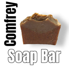 Load image into Gallery viewer, Natural Comfrey Soap Bar with healing properties for hydrated and refreshed skin, vegan and eco-friendly.
