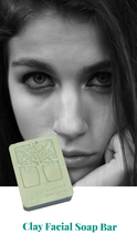 Load image into Gallery viewer, Facial Soap Bar with cleansing clays for deep skin purification and revitalization