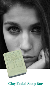 Luxurious Facial Soap Bar with Detoxing Clays choose your favorite scents