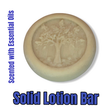 Load image into Gallery viewer, Solid Lotion Bar scented with Essential Oils
