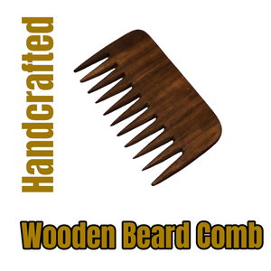 Handmade Wooden Beard Comb choose your style