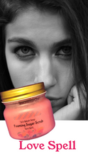 Load image into Gallery viewer, Foaming Sugar Scrub gentle to use head to toe