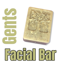 Load image into Gallery viewer, Gents Facial Bar with cleansing clays for deep skin cleansing and revitalizing, made with natural and organic ingredients.