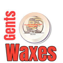 Load image into Gallery viewer, Mustache Wax with extreme hold in a metal tin, all-natural and eco-friendly styling product for facial hair