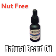 Load image into Gallery viewer, Nut Free Beard Oil natural hydrating grooming product with dropper bottle