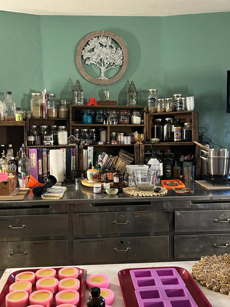My new Soap Shop work space