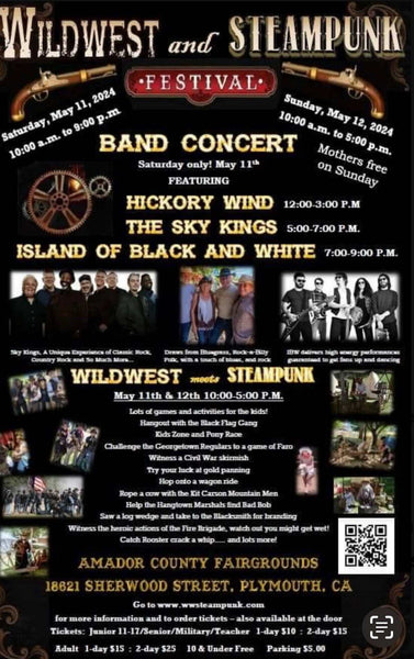 Steampunk Festival May 11-12 Amador County Fairgrounds