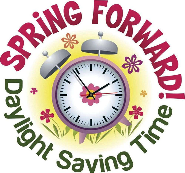 Turn your clocks forward tomorrow!