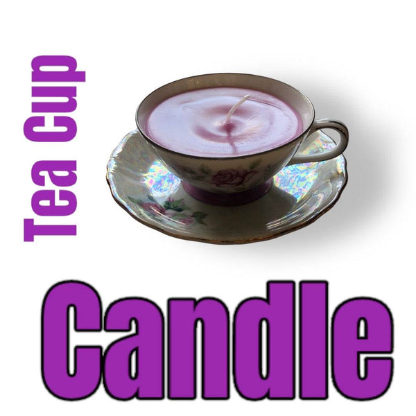 Tea Cup scented aromatherapy candle