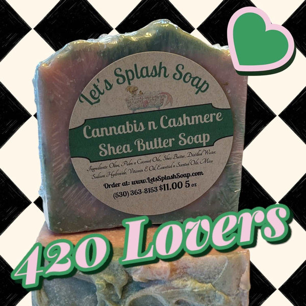 Cannabis n Cashmere Shea Butter Soap