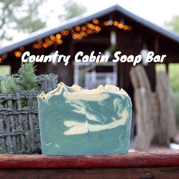 Country Cabin scented Shea Butter Soap Bar