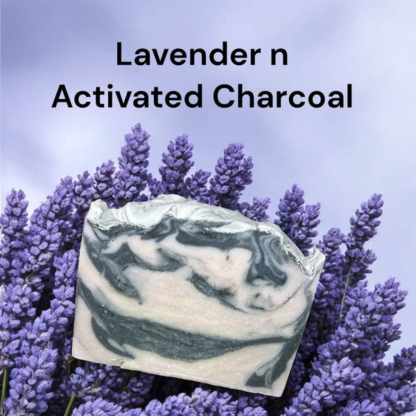 Lavender n Activated Charcoal cleansing bar