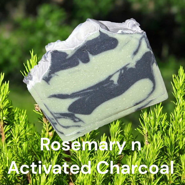 Rosemary n Activated Charcoal Cleansing Bar