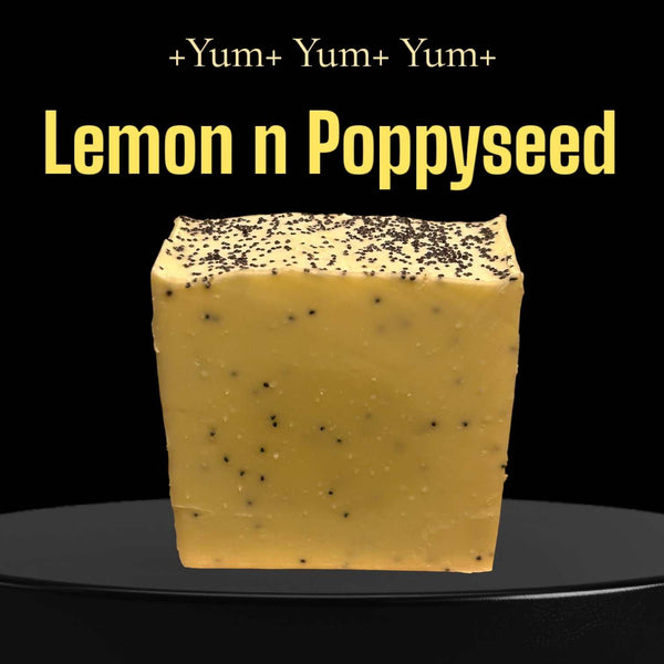 Experience the gentle exfoliation of poppyseeds