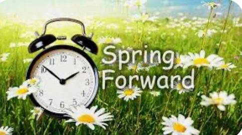 Today is Day Light Savings remember to Spring Forward!
