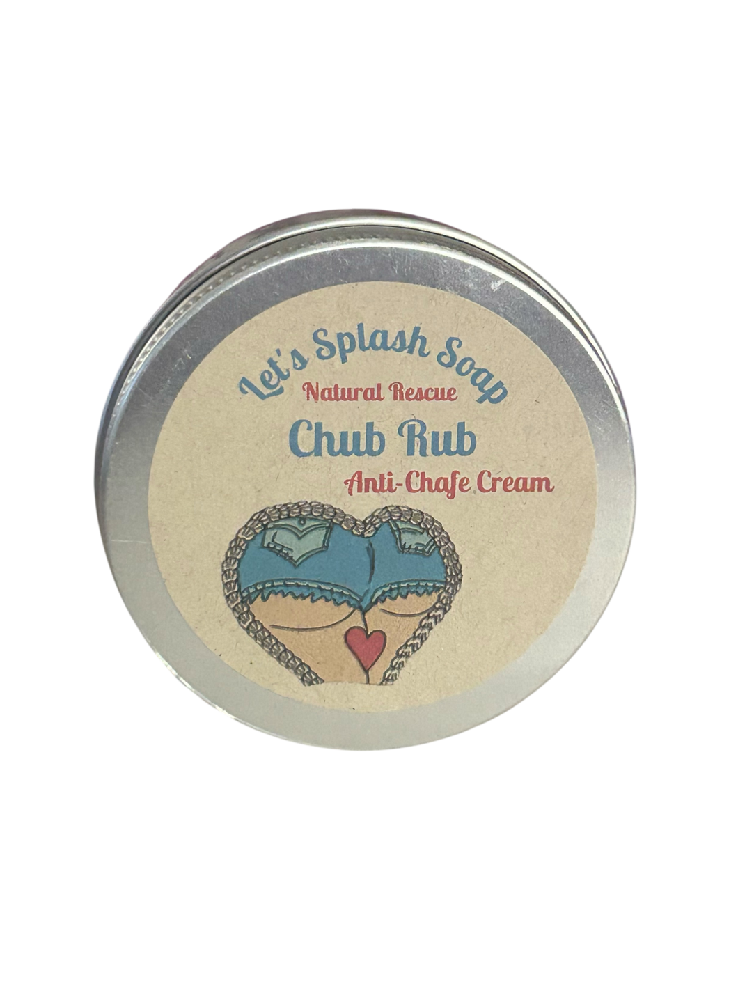 Chub Rub Anti Chafe cream for women with natural organic ingredients and soothing protection against chafing