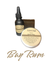 Load image into Gallery viewer, Forester Set: The Trio Beard Wash Bar, Beard Oil n Balm
