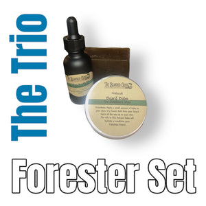 Forester Set: The Trio Beard Wash Bar, Beard Oil n Balm