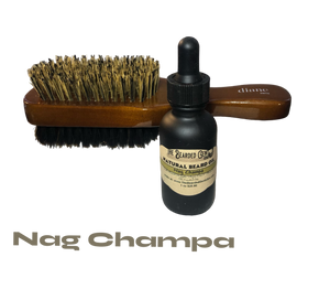 BandHolz Set Boars Hair Beard Brush n Oil Combo choose your favortie gent scents