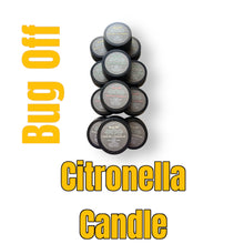 Load image into Gallery viewer, Artisan Citronella blended candles keeps bugs away without the horrible stink
