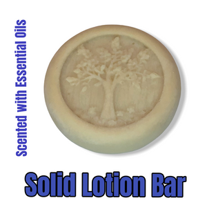Solid Lotion Bar scented with Essential Oils