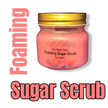 Load image into Gallery viewer, Luxuroius Foaming Sugar Scrub gentle to use head to toe
