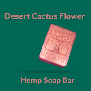 Luxurious Hemp Soap Bar scented in Desert Cactus Flower