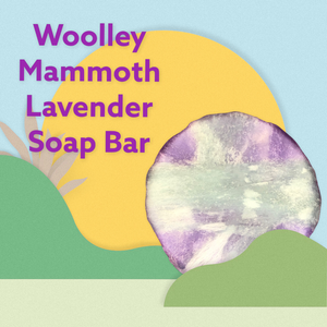 Woolley Mammoth Soap Bars they are wrapped in 100% wool