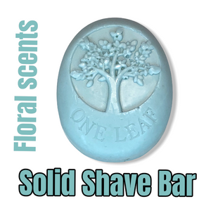 Solid Shaving Bar choose your favorite Foral Scent