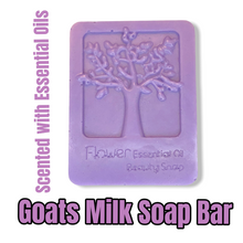 Load image into Gallery viewer, Luxurious Goats Milk Soap Bar scented with Essential Oils
