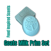 Load image into Gallery viewer, Luxurious Goats Milk &quot;Prim Shave Set&quot; choose your favorite food inspired scent
