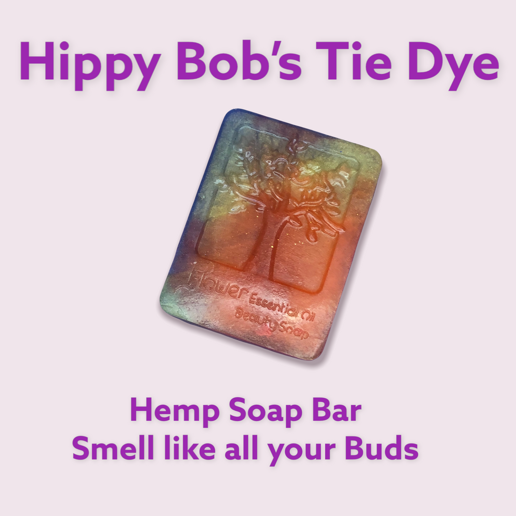 Wholesale Hippy Bobs Tie Dye Hemp Soap Bar