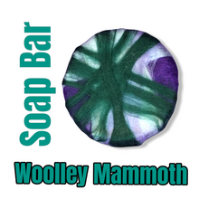 Load image into Gallery viewer, Artisan Woolley Mammoth Soap Bars they are wrapped in 100% wool
