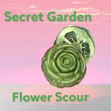 Load image into Gallery viewer, Artisan Flower Scour Loofah Soap Bar choose your favorite scent
