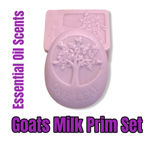 Luxurious Goats Milk "Prim Shave Set" scented with Essential Oils