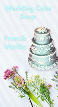 Load image into Gallery viewer, Wedding Cake Soap Bar choose your favorite scent
