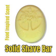 Load image into Gallery viewer, Luxurious Solid Shaving Bar scented with Food Inspired Scents
