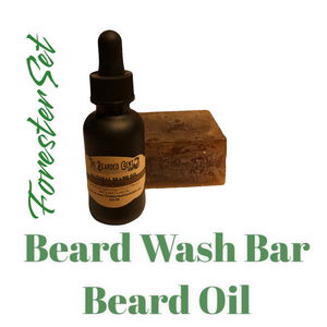 Forester Set INCLUDES: Beard Wash Bar and Beard Oil choose your favorite gent scent